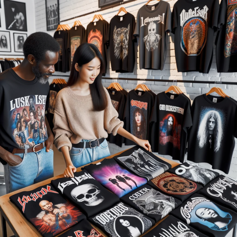 Graphic tees for music lovers